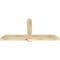 Ekena Millwork Eugene Rough Sawn Timber Gable Bracket, Douglas Fir, 72"W x 36"H x 4"D x 6"F, 12/12 Pitch GBW072X36X0406EUG00RDF - alternate 5